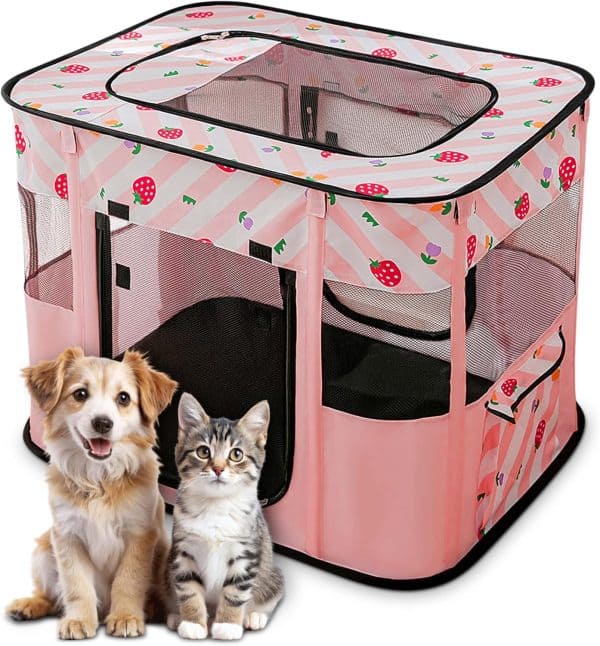 ALLSOPETS przenośny kojec dla psa i kota recenzja